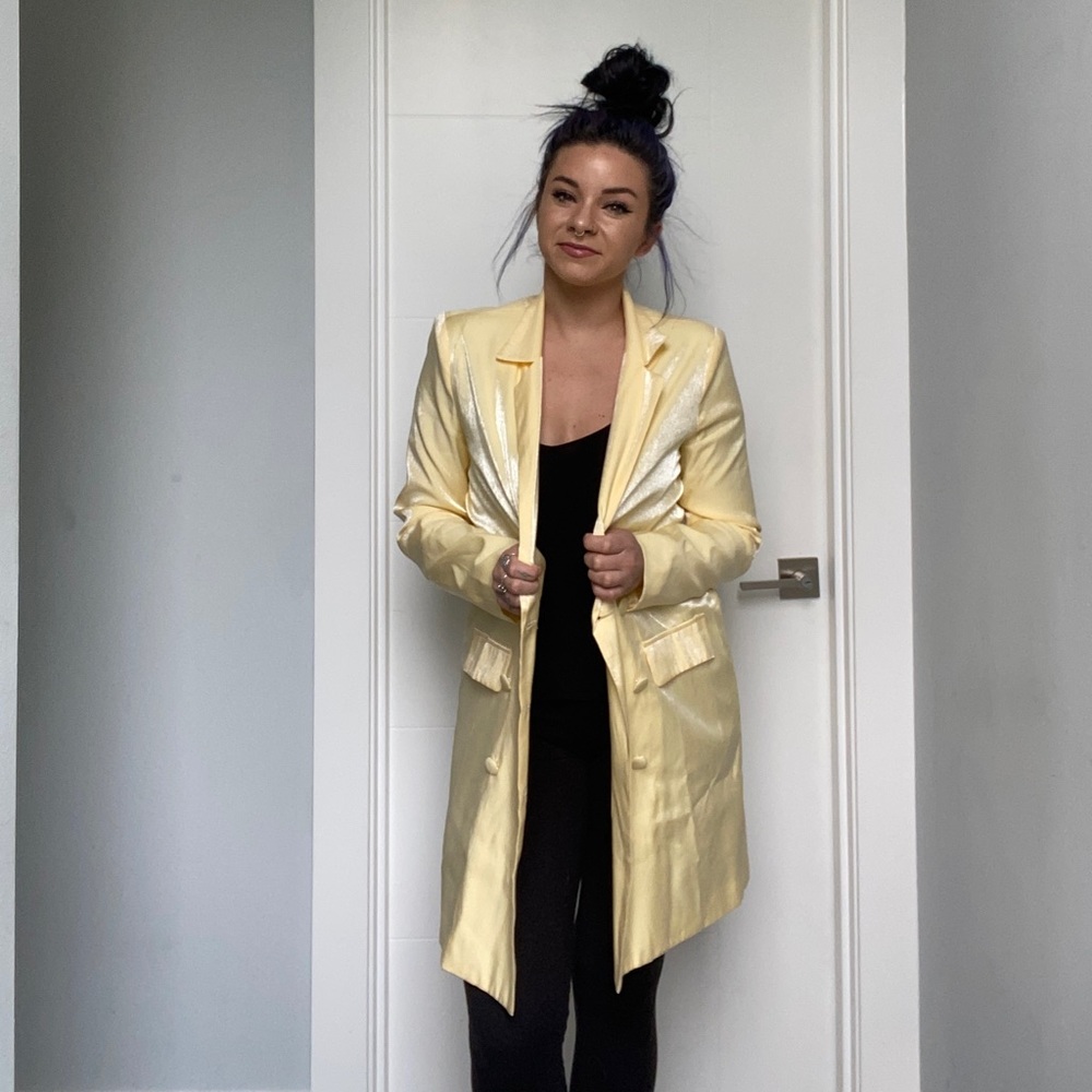 Satin Blazer form Nasty Gal